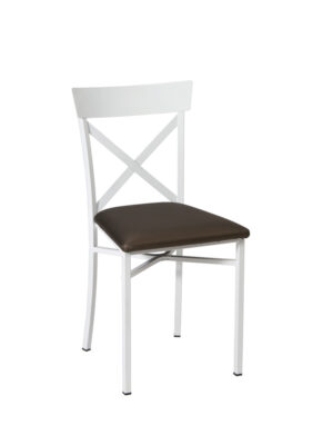 Silla Clock con estructura en color blanco (Interior)