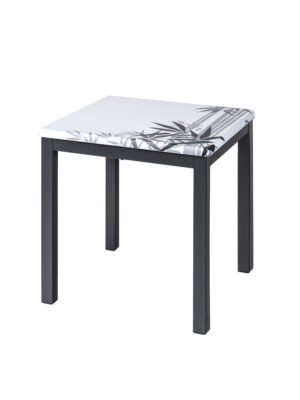 Mesa Glad A 75 Aluminio Color Grafito Tablero Top Caribe
