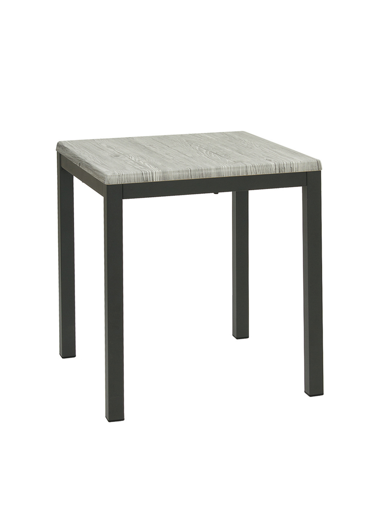 Mesa Glad A 75 Aluminio Color Grafito Tablero Top Urban