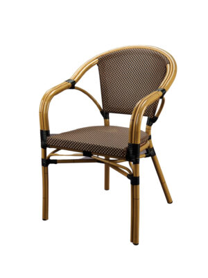 Sillón Bali Deco Bambu Textilene Antracita